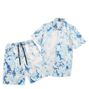 Summer Hawaiian Short Casual Clothes Short Shorts Fashion Set Men's Men's Track et Field Clothing Men Wea Tees Men's Shirtss