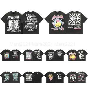 Summer Hellstar Shirt Mens Street Fashion Hommes Chemises Hip Hop Tendance T-shirt En Plein Air Casual Tee Homme Tops Designer T-shirt Graphique Tee Hellstar EU S - XL