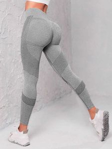 Zomer hoog getailleerde sexy dameslegging yoga sport geribbelde broek naadloze 2023 hete verkoop