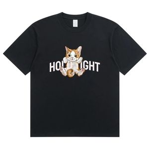 Zomer Holdtight Cat Fashion Sports Dames T -shirt Harajuku Grafische kleding Topdrop Ship 240416