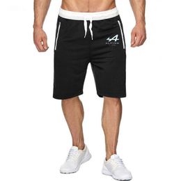 Vente chaude d'été Shorts de course pour hommes Alpine F1 Team Fernando Alonso Imprimé Fitness Shorts de sport pour hommes Shorts de sport pour hommes