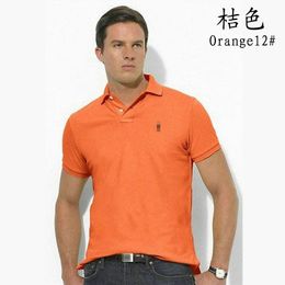 T-shirt haut de git de haut de gifère de haute qualité de grandeur de haute qualité de haute qualité marque rétro brodée lettre de tissu masculin flip collier décontracté t-shirt