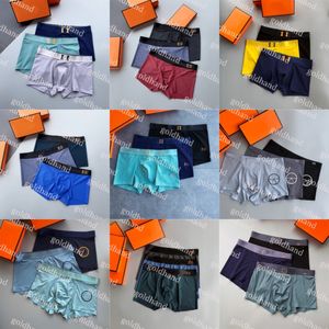 Summer Silk Silk Underpant Designer Sport Sport Boxers Fashion Fashion Catswear impreso 3 piezas/lote