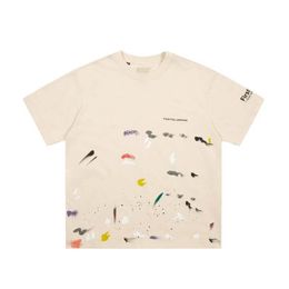 Sommer Japan Splash Tinte Handgemalte Druck t-shirt Männer Frauen Mode T-stück Straße Casual baumwolle Tshirt248h