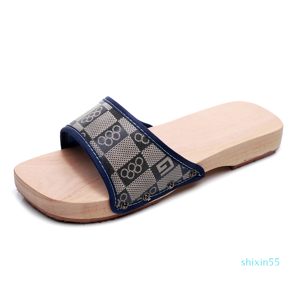 Clogs en bois japonais d'été Geta Slippers japonais Clogs en bois pour femmes kimono tongs chaussures chinoises Sandales extérieures traditionnelles chinoises