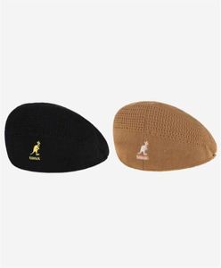 Zomer Kangol Kangaroo Flat Top Fisherman Hat Visor Basin Hoed Fashion Wild Cotton Fabric Men and Women Flat Top Doek Hat Q07032489794799