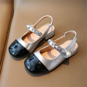 Zomer kinderen meisjes sandalen baotou parel prinses schoenen glijbanen niet-slip zachte peuter baby strandschoen slippers kinderen sneakers