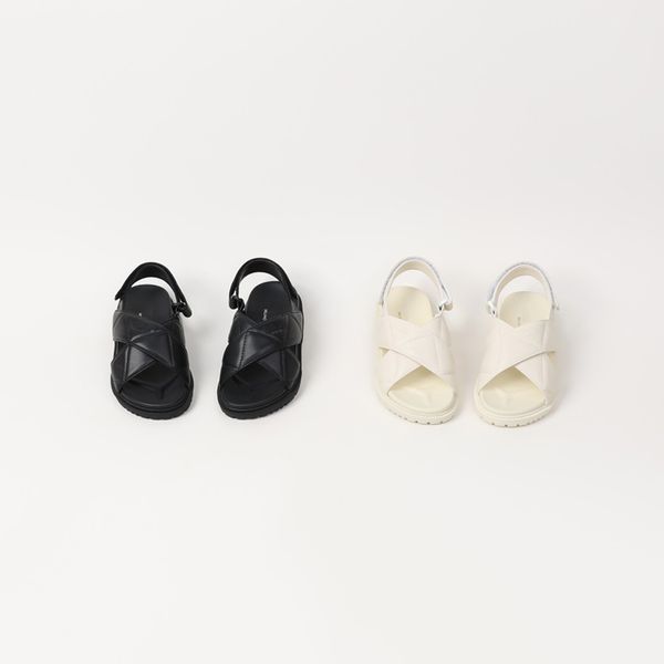 Été enfants sandales mode respirant chaussures garçons filles lettre imprimé couleur unie 2 Styles pantoufles EUR26-35