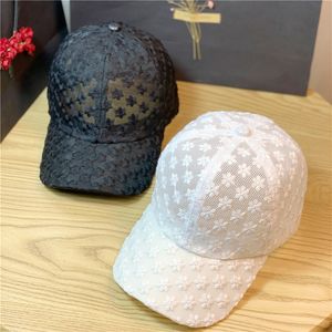 Sombrero de encaje de verano, gorra de béisbol de algodón para mujer, gorra de malla transpirable para chicas, gorras de moda de Hip Hop para mujer, gorras ajustables XY697