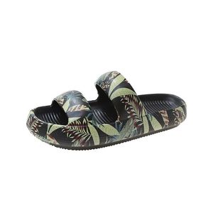 Zapatillas de verano para mujer, suelas blandas de EVA para interiores, personalidad tranquila al aire libre, cómodas sandalias de playa de ocio para masaje de pies, talla grande 36-45