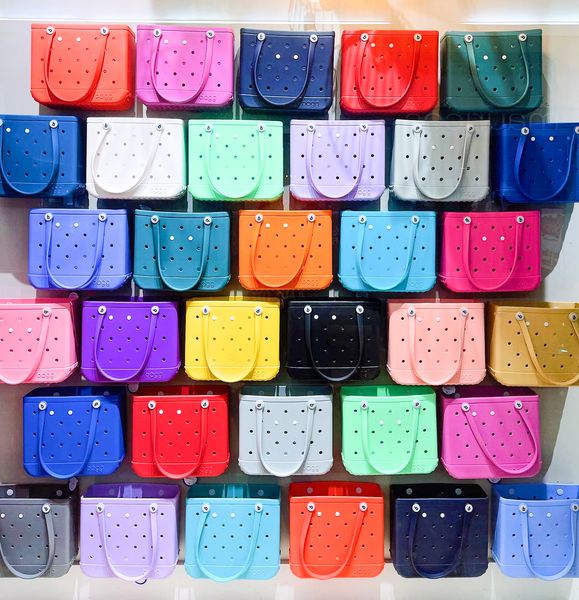 Verano de gran capacidad Bogg PVC plástico Clutch Bag pochette bolsos Cross Body luxurys weekender Totes Designer Basket Mujeres moda Monederos hombres Beach Shoulder Bags