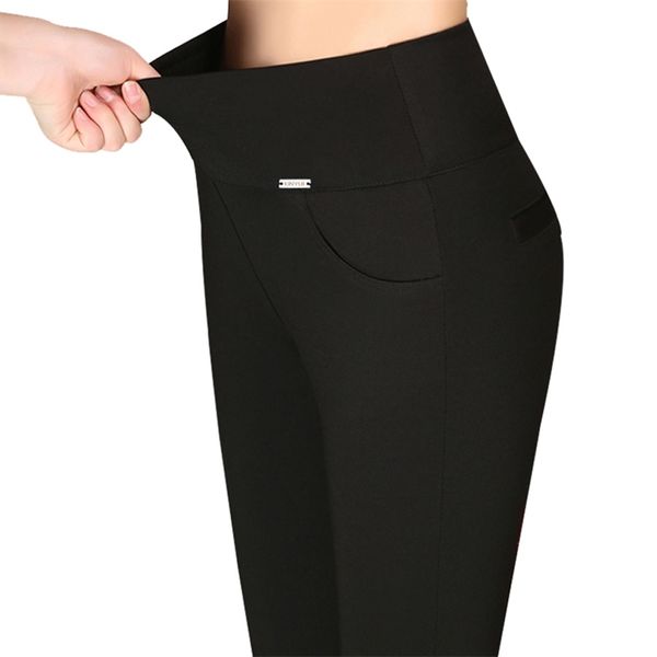 Legging de verano algodón femme push up leggings para mujer pantalones blanco negro rojo mujer leggins talla grande 5xl 6xl legins entrenamiento 211008