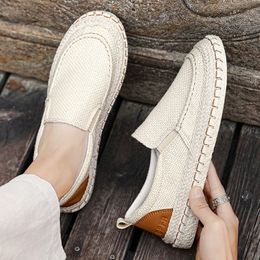 Zapatos de lino de verano zapatos de tela de beijing viejos, zapatos casuales 39-44