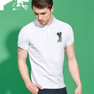 Zomer Little Bear Designer Polo T -shirt Katoen geborduurd Logo Men Solid Color Shirt Sleeve