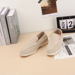 summer loafers mens soft sole flat shoes men and women comfortable and breathable summer leisure walking shoes 240523