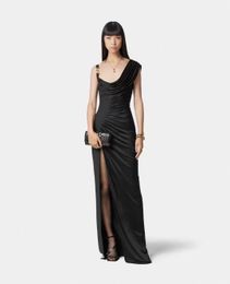 Summer Luxury Brand Designer Dress Fashion Fashion Vestido impreso Fits Slim Fit Mini Vestido de secado American Women's Clothing S-XL