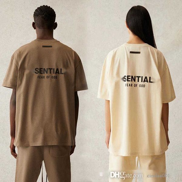 Verano marca de lujo diseñador camiseta nueva etiqueta de goma 100% algodón camiseta cuello redondo manga corta impreso hombres y mujeres Tops camiseta