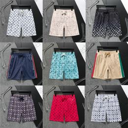 été luxe hommes plus la taille shorts designer lettre classique imprimer court pantalon de plage europe fleur grande lettre pantalon mode culotte en coton décontracté