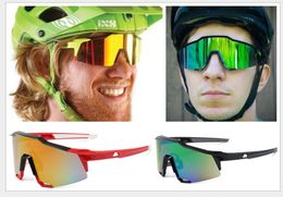 Zomer luxe nieuw merk alleen zonnebril 8 kleuren heren fiets glas mooie sport outdoor zonnebril verblinden kleur glazen