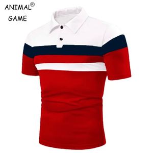 Summer Luxury Polo Mens Mens Brand Plus Size T-Shirts Stritching Shorts Sleeve Turnown Collar Business Tee 8xl 240409