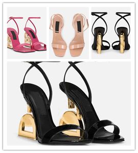 Zomer luxe skeira dames sandalen schoenen gepolijste kalfsleer baroquel hakken dame pop hiel vergulde koolstof dame jurk feest gladiator sandalias eu35-43 met doos