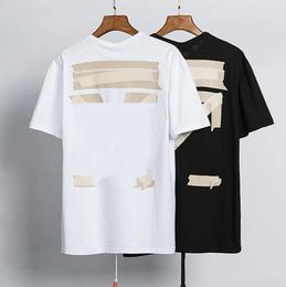 Summer Luxurys Hommes et Femmes T-shirt Designers Offs Vêtements Tees en vrac Tops Homme Casual Street Graffiti Shirt Sweat-shirt à manches courtes T-shirts Offs Blanc E1