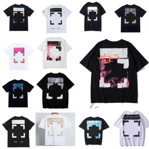 Summer Luxurys Femmes Hommes T-shirts Designers Vêtements Tees lâches Homme Casual Street Graffiti Chemise Sweat-shirt à manches courtes T-shirts Offs White Tees J6