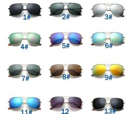 Summer Man Fashion Metal fietsen zonnebril vrouwen buitenshuis Square drving zonnebril Sport Rijglas ES Dazzle Color Mirror 134591731