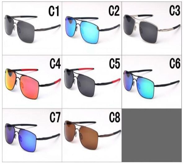 Summer Met Metal Polaris Sun Glasses Fashion Femmes Outdoor Driving Sunglasses Sport Lunes Cycling Color Color 8Colors 2921279