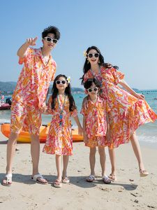 Zomer bijpassende familie-outfits vakantiecollectie Hawaiian Luau mannen vrouwen meisje jongen kleding liefhebbers