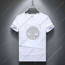 Été Medusa marque de mode hommes diamant à manches courtes T-shirt jeunesse esprit Social gars moitié hommes vêtements de créateur 55949