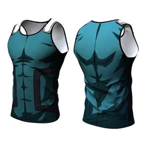 Summer Men Boys Sports Gym Running Basketball Boxing Vest thermal Skins Skins Cool Tees Top 7 Couleurs Taille S-4XL 240329