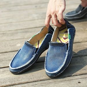 Été hommes toile chaussures Espadrilles chaussures décontractées respirantes hommes mocassins confortable ultraléger paresseux bateau chaussures grande taille 48 240105