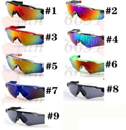 Zomermannen Fashion Sunglasses Sports Spectacles Dames bril Glas Ses Cycling Beach Outdoor DRVE Sun Glazen 9Colors1084384