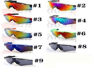 Zomer mannen Fashion Sunglasses Sports Spectacles Dames bril Glas Ses Cycling Beach Outdoor DRVE Sun Glazen 9Colors1338430