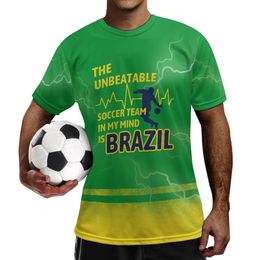 Été hommes séchage rapide top thai qualité pratique football uniforme brésil club maillot de football