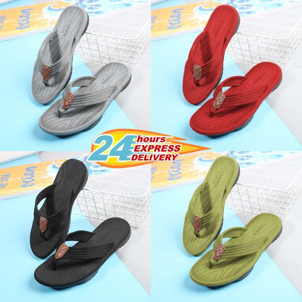 Zapatillas de Verano para Hombres y Mujeres Sandalias de Tacón Plano con Bloques de Color Sólido Lelel Diseñador Zapatillas de Moda de Alta Calidad Zapatillas Impermeables para Deportes de Playa en Espiga GAI