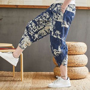 Zomerheren katoenen shorts, casual losse en trendy sporten voor heren, Harlan Capris, oversized herenpaardenpak voor heren