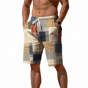 Zomer Heren Sneldrogende Siwmwear Strand Board Surfshorts Met Zakken Mannelijke Sportkleding Strandkleding Losse Fitn Shorts Plus Size U3Ph #