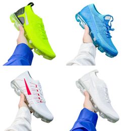 Chaussures de course pour hommes d'été Chaussures de créateurs de mode Baskets à coussin d'air pour femmes Chaussures de basket-ball respirantes élastiques Chaussures de jogging à surface en maille Chaussures de sport antidérapantes