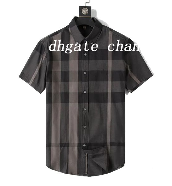 Chemises pour hommes d'été designer Mode classique confortable décontracté Mode 100% coton chemise à carreaux pour hommes, plus la taille asiatique M-3XL # 98 765152747