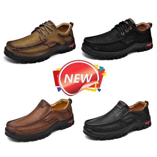 Chaussures d'été pour hommes, chaussures d'extérieur à semelle épaisse et souple, de styliste de haute qualité, couleur unie, semelle épaisse, chaussures de sport durables renforcées, décontractées, marque GAI Soft Hiking Shoes