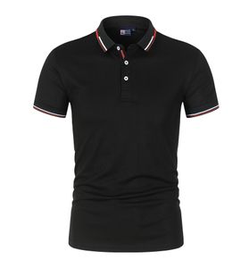 Summer Men's Courte à manches Polos Jersey Coton Couleur Couleur Business Polo Polo Fashion Sweathirt Wear Wear S-4X