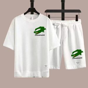 Costume d'été pour hommes Fashion Trend Sportswear T-shirt à manches courtes pour hommes Sportswear shorts Vêtements décontractés pour hommes Costume de jogging pour hommes