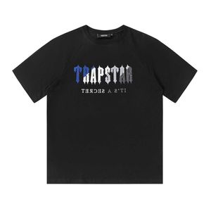 Zomer heren t-shirts merk Trapstar kleding t-shirt tracksuit set Harajuku top tees grappige hiphop kleur t shirt strand casual motion stroom 41es