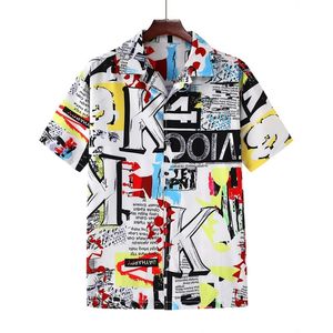 Zomermannen Korte mouw revers gedrukt shirt Tropische bloemen Casual Hawaiiaanse Holiday Camisa Tops S 5XL 220613