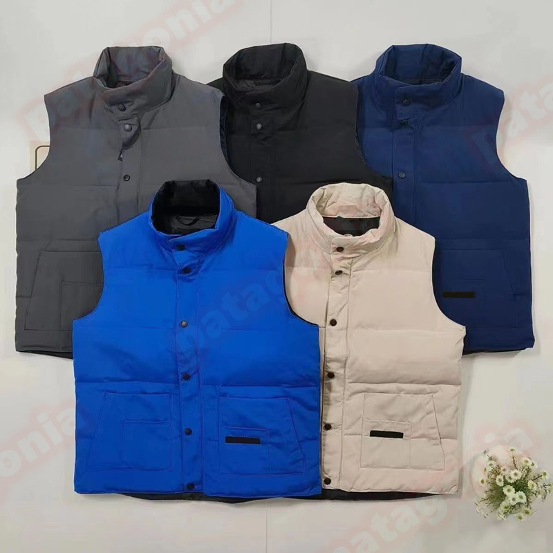 Designer masculino para baixo colete bolso jaquetas homens jaqueta de inverno coletes roupas femininas moda casaco outerwear para masculino tamanho S-XL