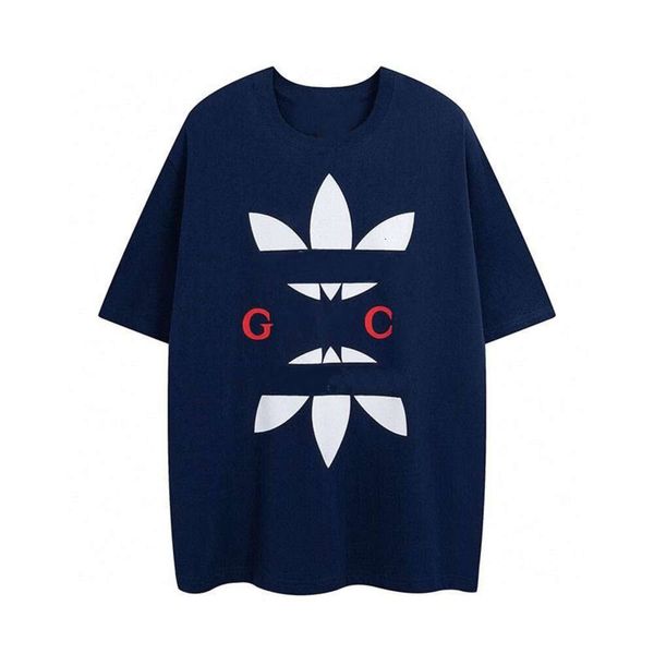 Summer Men T-shirt Designer Tshirts Gu CC Mens Womens Fashion Clover Lettre imprimé Tee T-shir