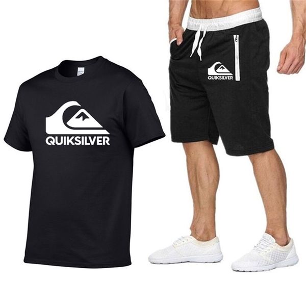 Summer Men T-shirt shorts sets marques de natation de set de blinds de survêtement pantalon de jogging sport