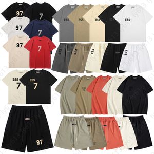 Ess camiseta de verano para hombre camiseta esencial camisetas con gráficos de letras ropa de hombre Moda EE. UU. High street esencialls 1977 camiseta de manga corta para hombre